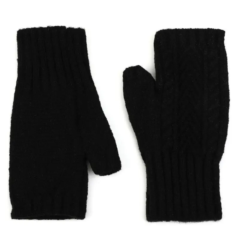 Handschoenen Open set-van-2 Kabel zwart one-size
