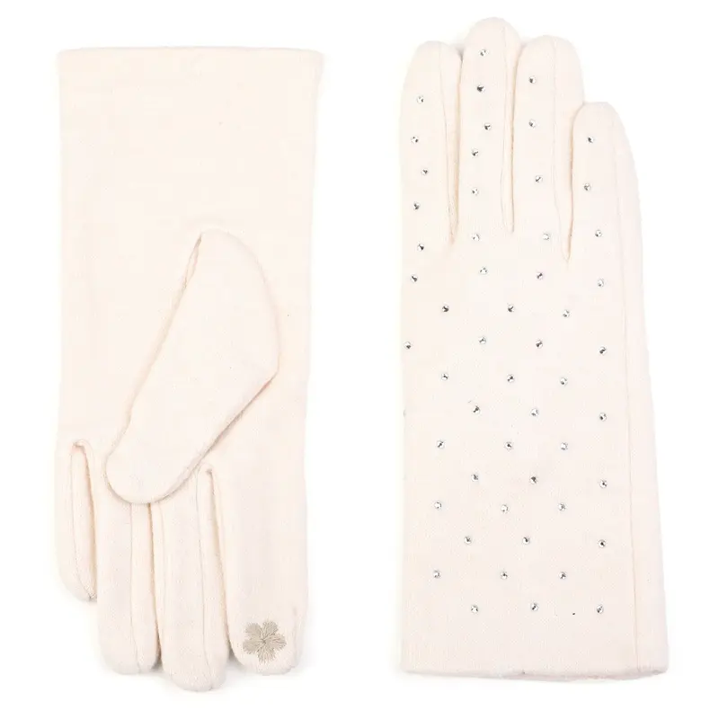 Handschoenen set-van-2 Steentje wit one-size