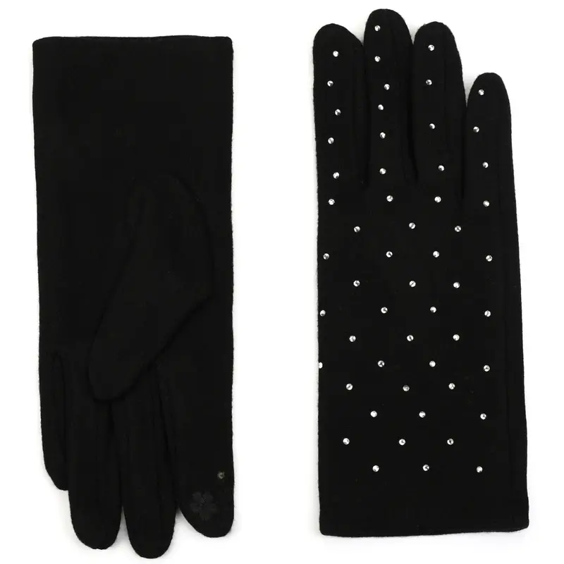 Handschoenen set-van-2 Steentje zwart one-size