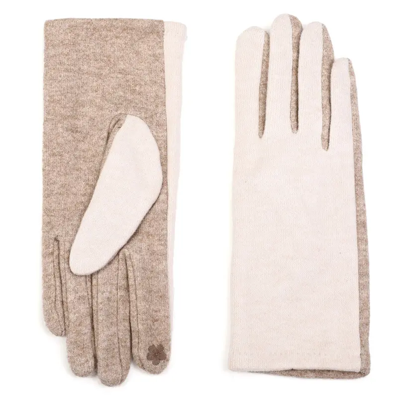 Handschoenen set-van-2 Winter beige one-size