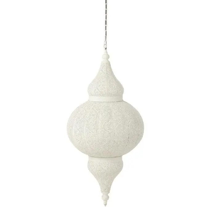 Hanglamp Boor Metaal Wit Large