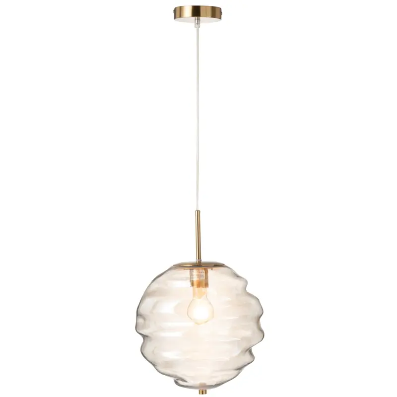 Hanglamp Glas Licht Cognac J-Line