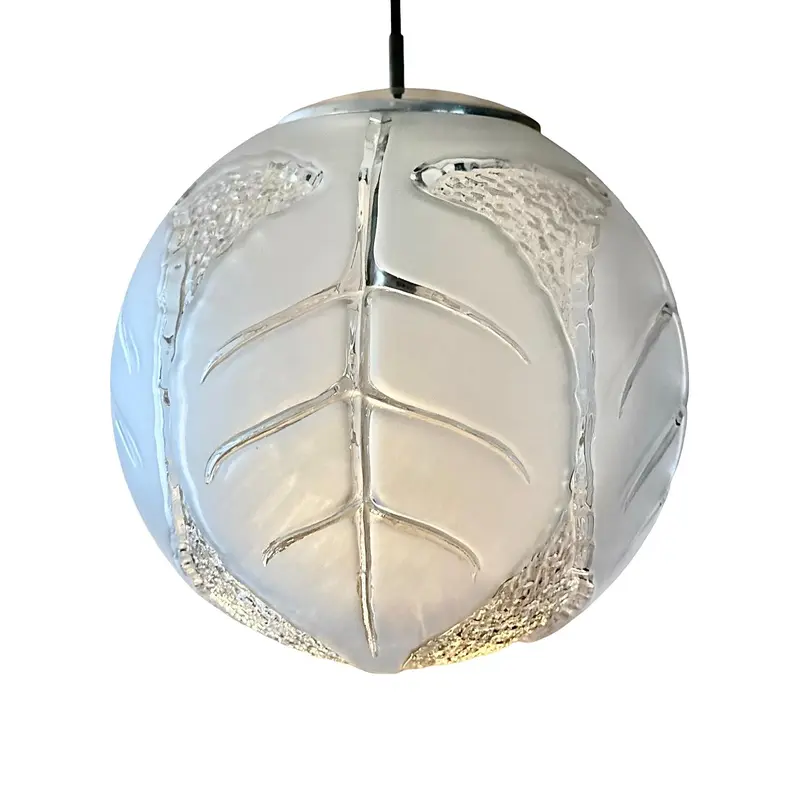 Hanglamp globe van Peill & Putzler, Duitsland 1970s