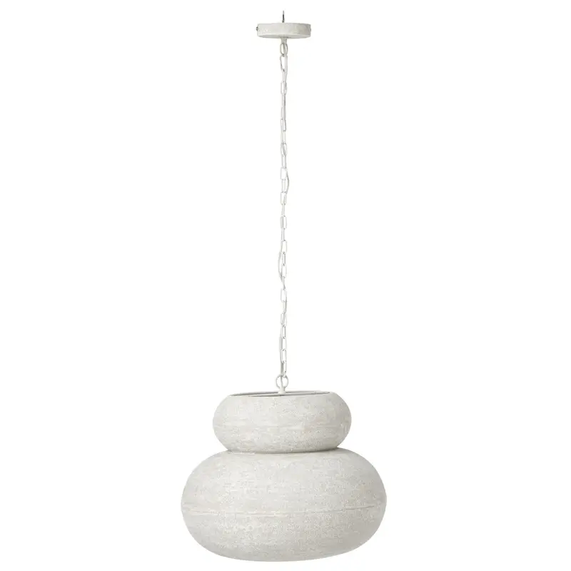 Hanglamp Rond Ijzer Wit Large Ø45,5cm J-Line