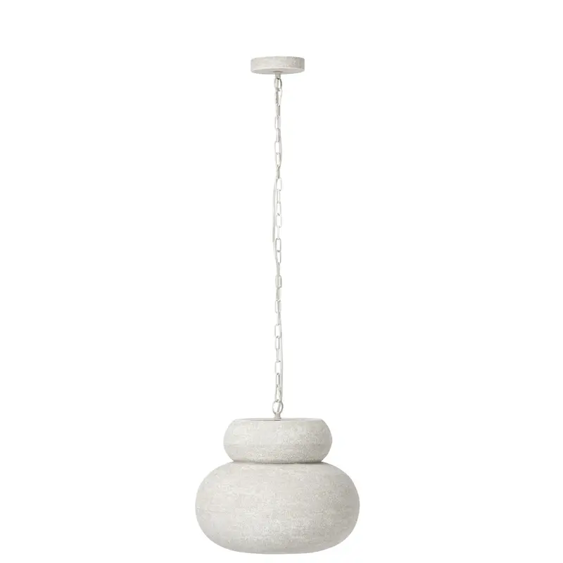 Hanglamp Rond Ijzer Wit Small Ø36cm J-Line