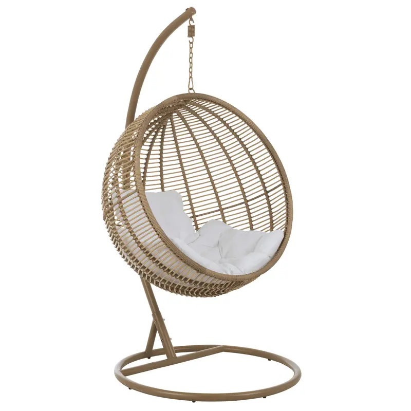 Hangstoel Rond Staal Naturel J-Line