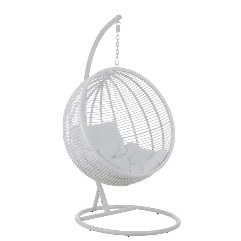 Hangstoel Rond Staal Wit J-Line