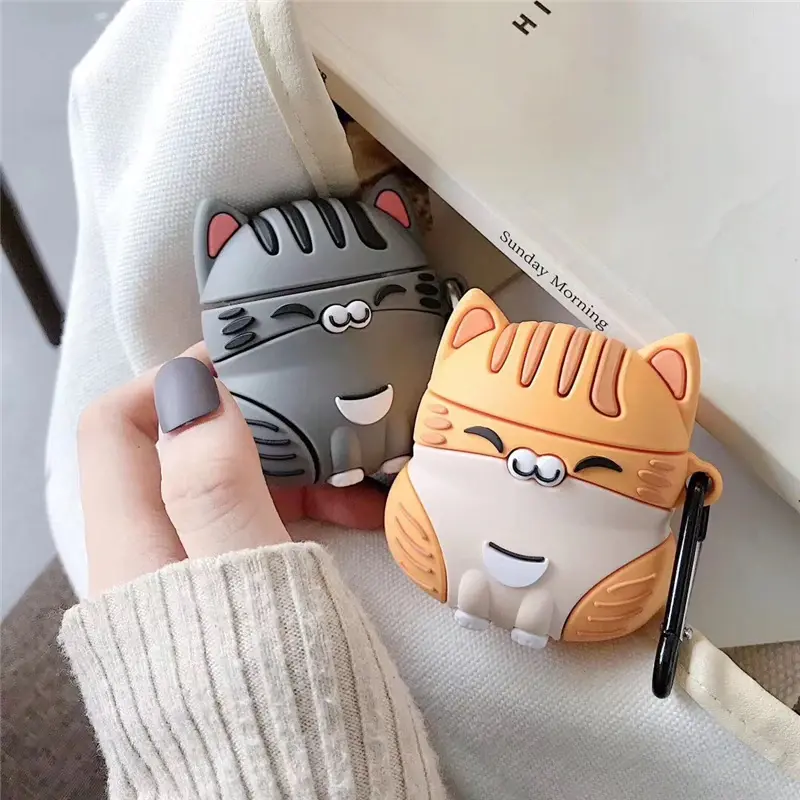 Happy Cat Airpod Case Cover (2 Colours)