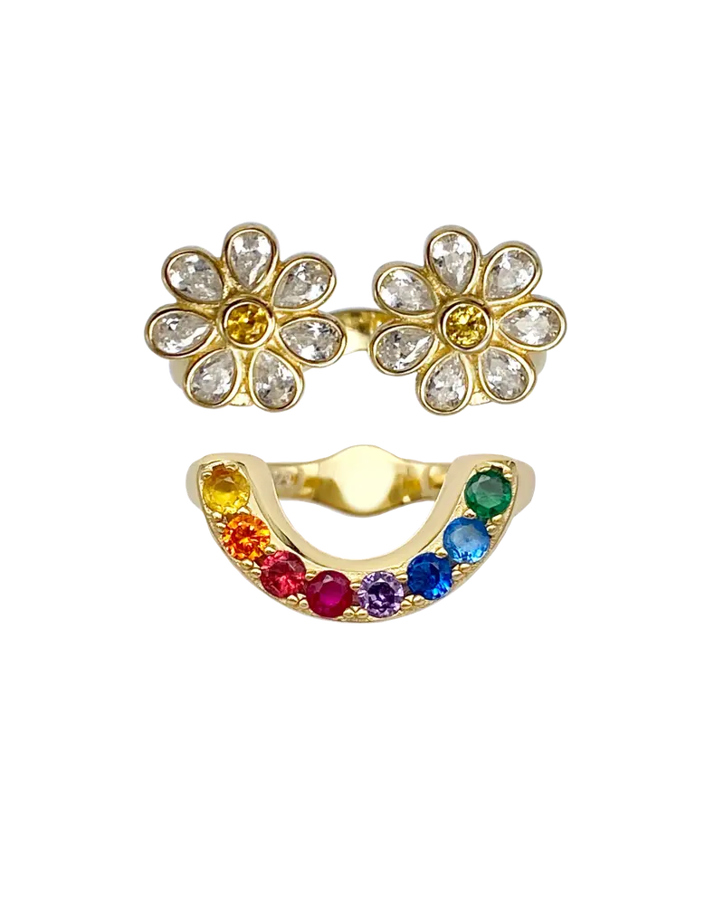 Happy Daisy - Mood Ring Set