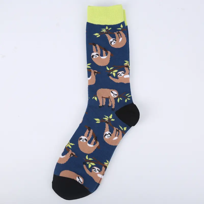 Happy Sloth Crew Socks