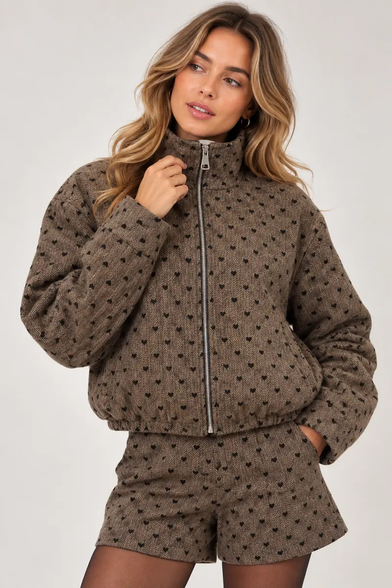 Hartjes bomber bruin