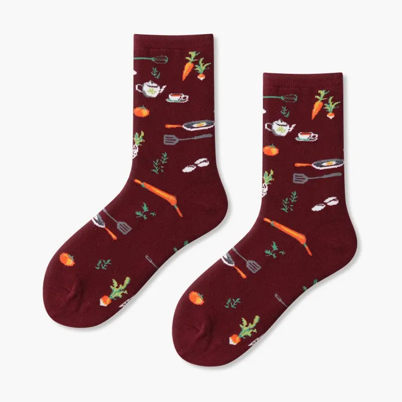 Healthy Breakfast Crew Socks