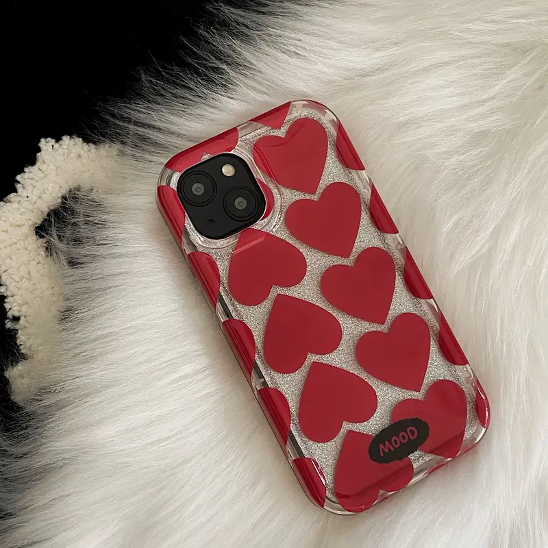 Heart Pattern iPhone Case