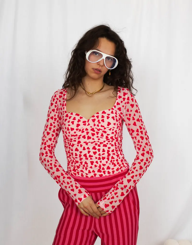 Heart print body