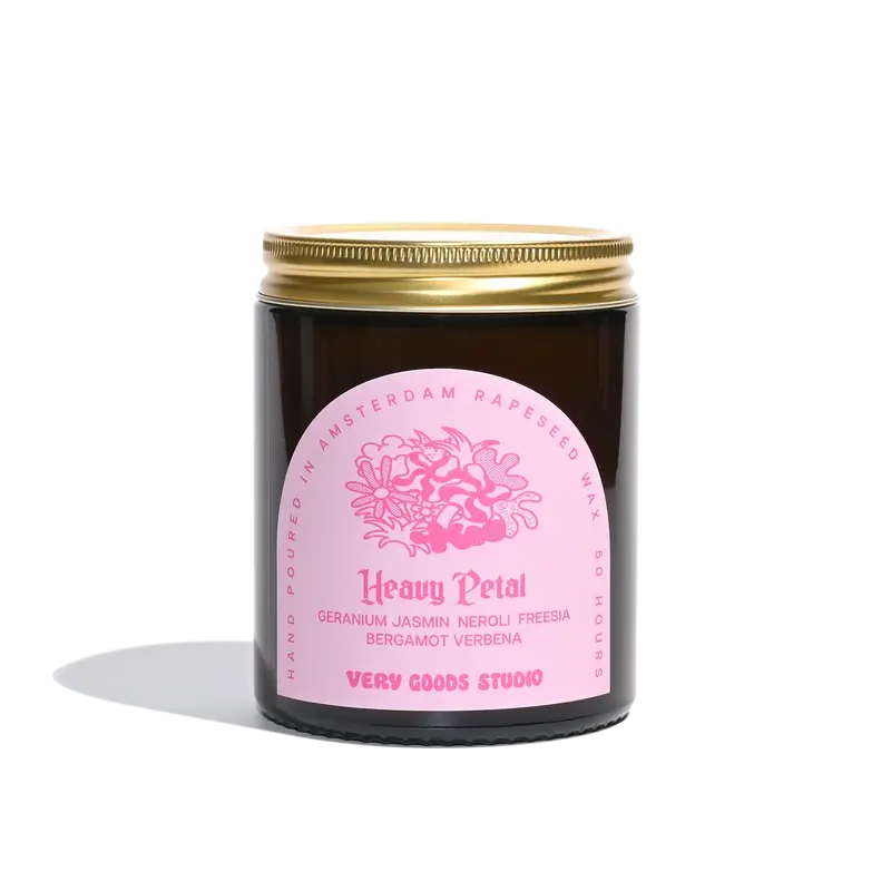 HEAVY PETAL - Rapeseed Candle Mid Size