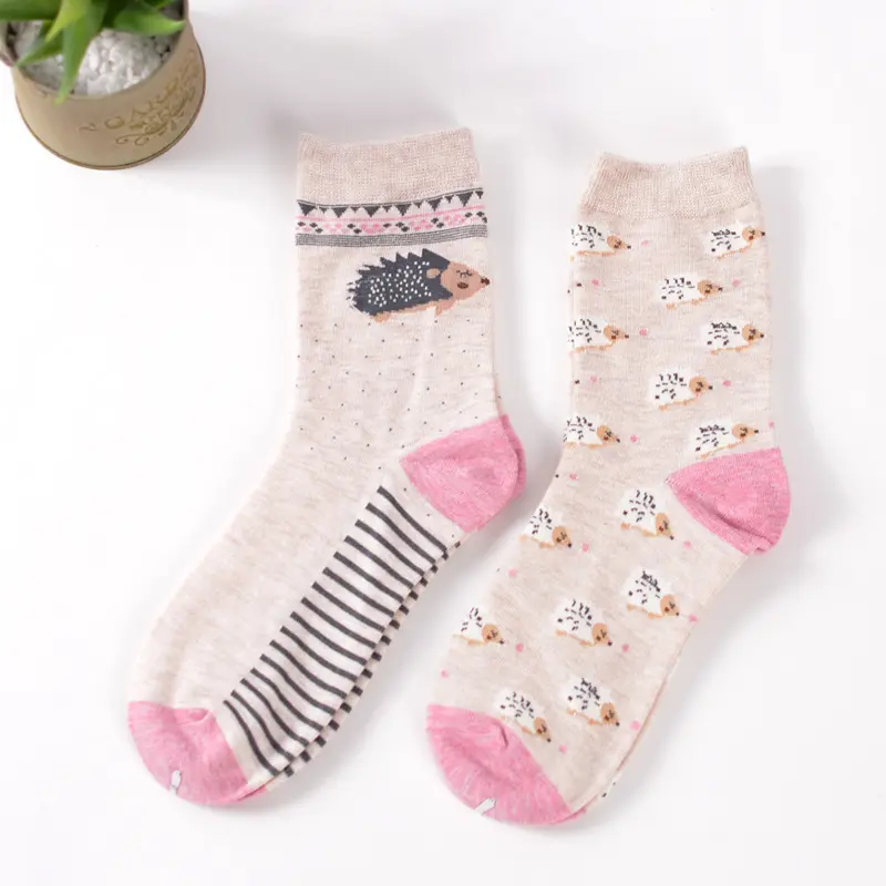Hedgehog Crew Sock Set (set of 2 pairs)