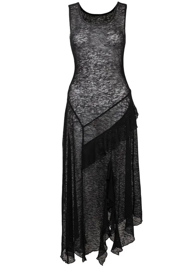 Hell Bunny Mystra 80s Black Dress