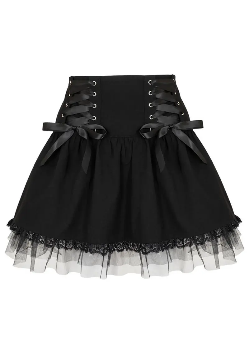 Hell Bunny Quinzel C 00’s Black Skirt