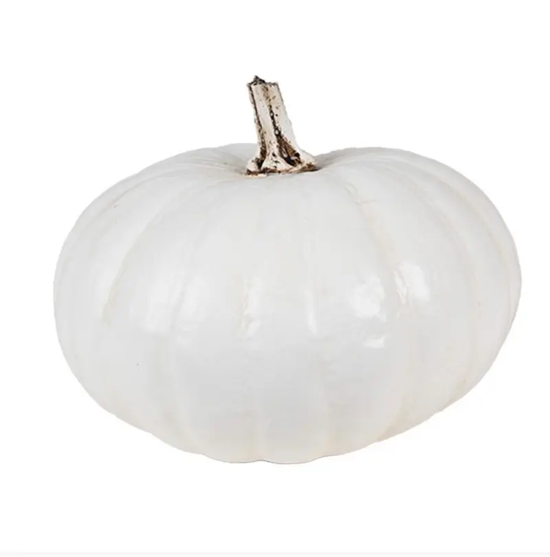 Herfst Decoratiepompoen Wit – Ø 17 x 13 cm
