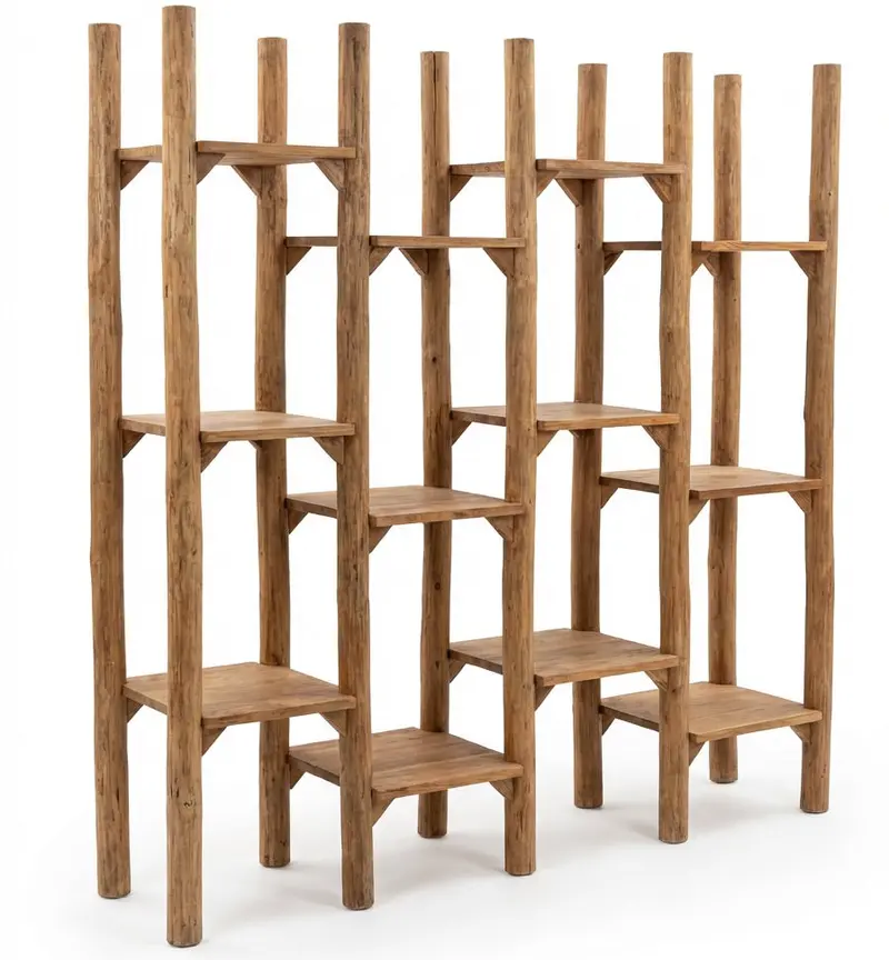 Het Fabulook Rek met Meerdere Planken Natuurlijk Bazar Bizar