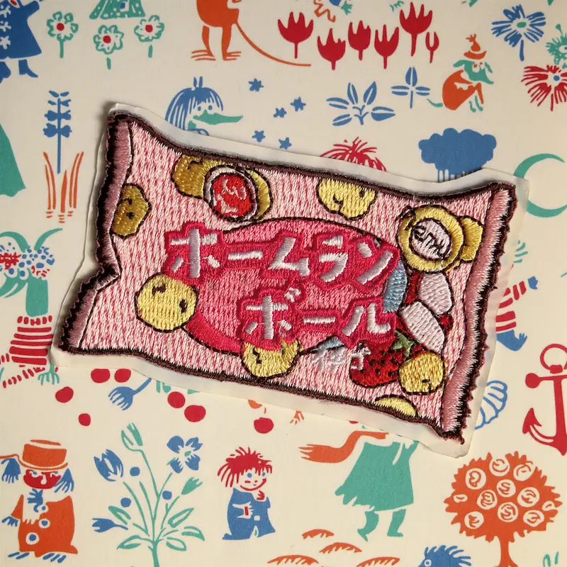 Homerun Ball Candy Iron-On Patch