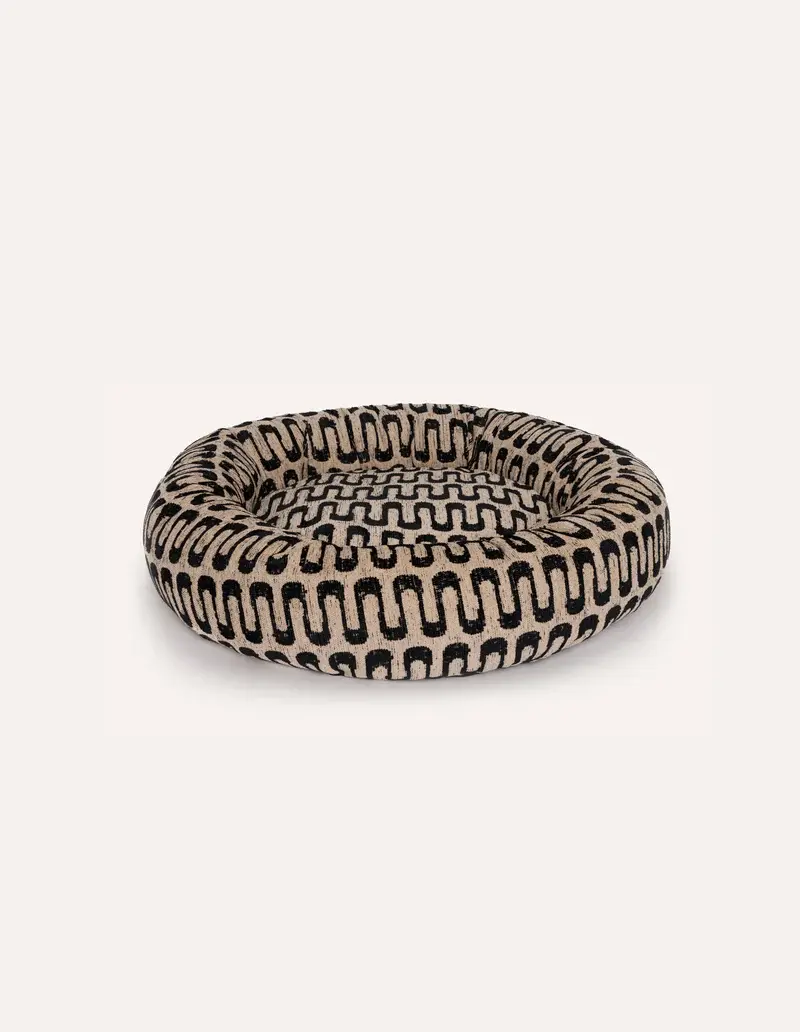 Hondenmand Retro Wave Round