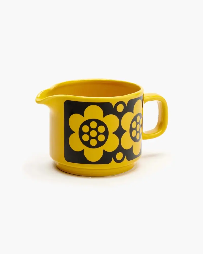 Hornsea Jug - Geo Flower Yellow