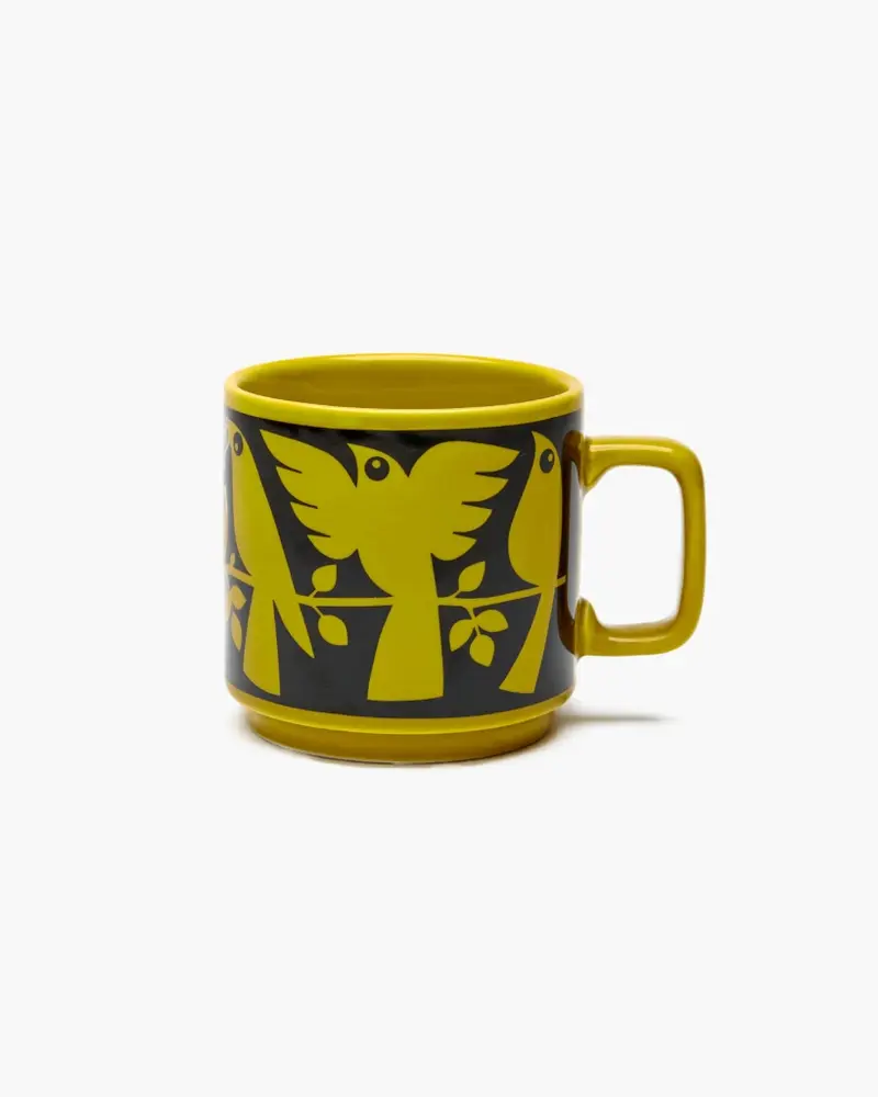 Hornsea Mug - Chartreuse Birds