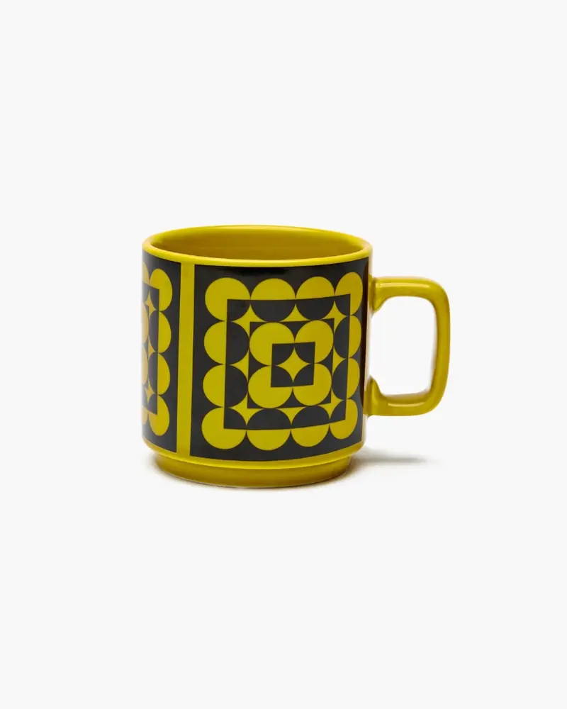 Hornsea Mug - Chartreuse Squarcles [PRE ORDER]