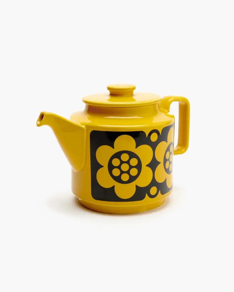 Hornsea Teapot - Geo Flower Yellow