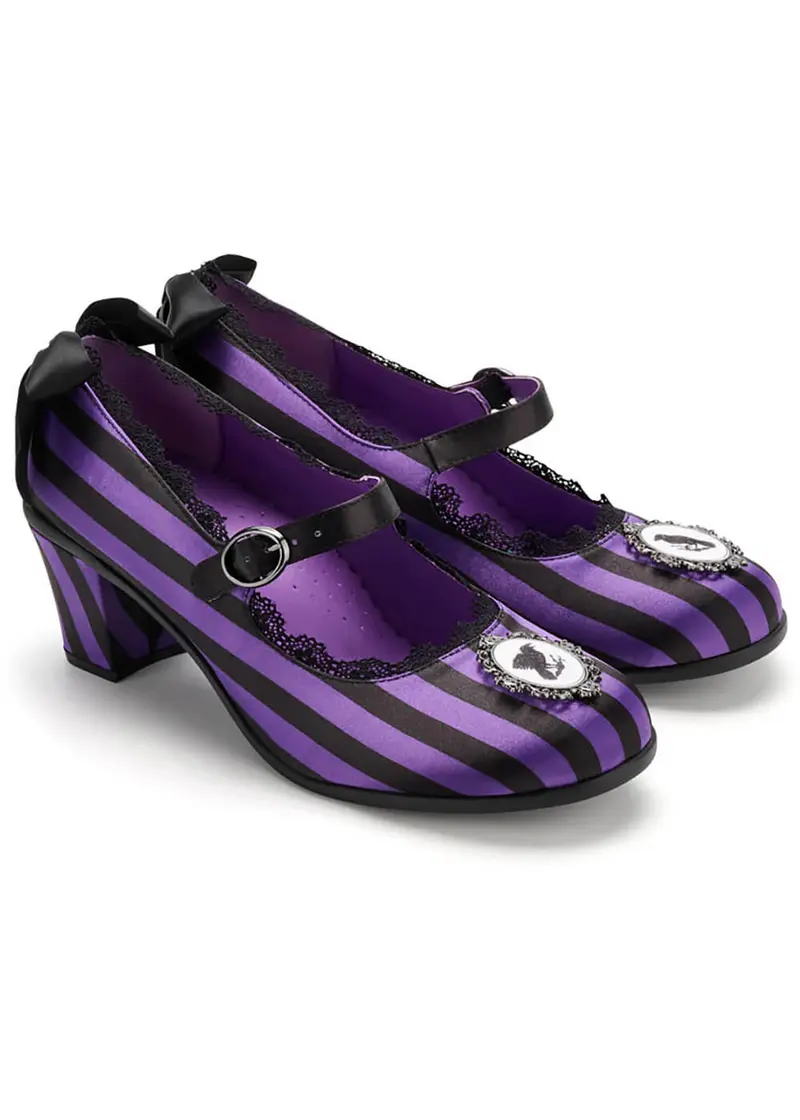 Hot Chocolate Design Nevermore Pumps Purple