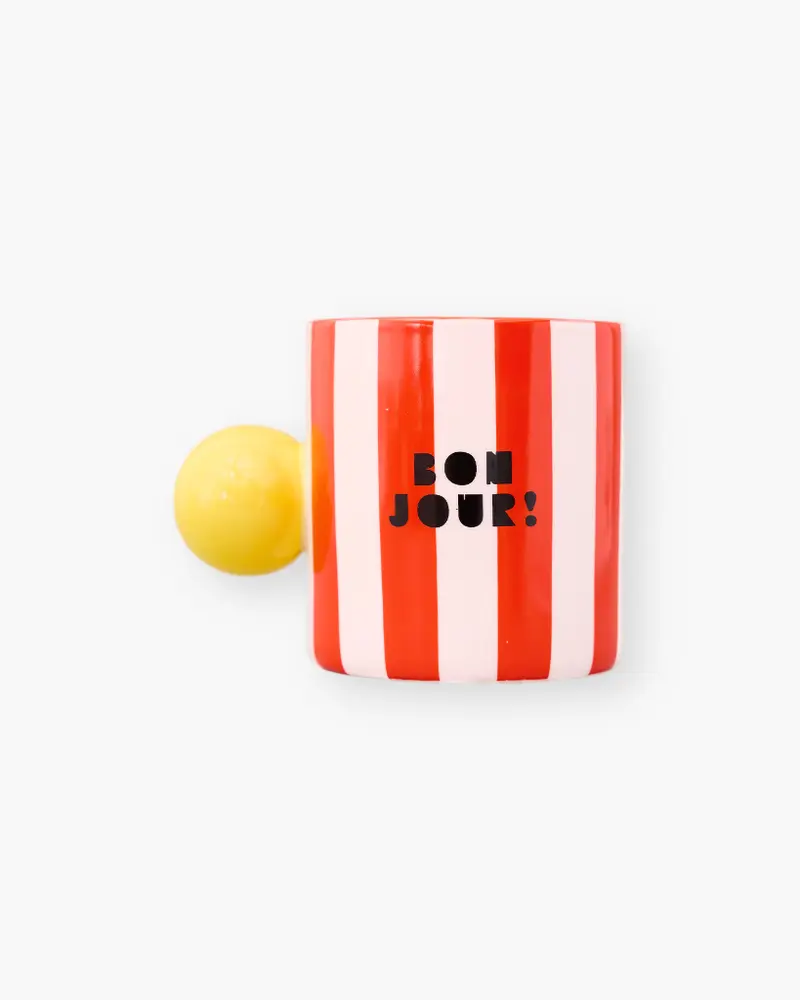 Hot Stuff Big Ceramic Mug - Bonjour [PRE ORDER]