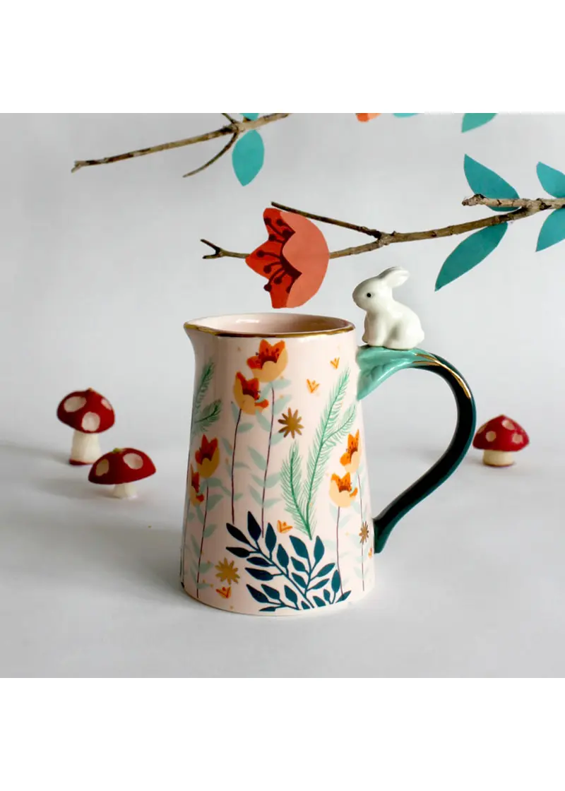 House of Disaster Secret Garden Rabbit Jug