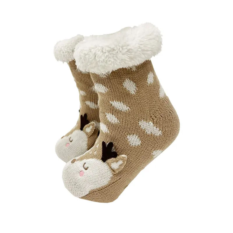 Huissokken Bambi beige maat 31-34