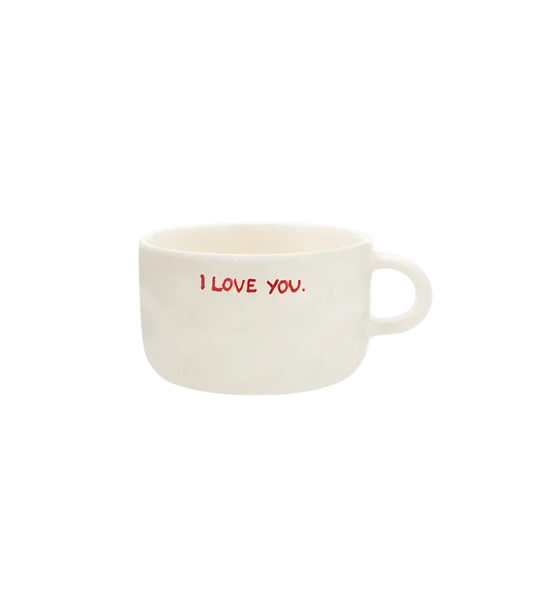 I love you cappucino Mug/mok