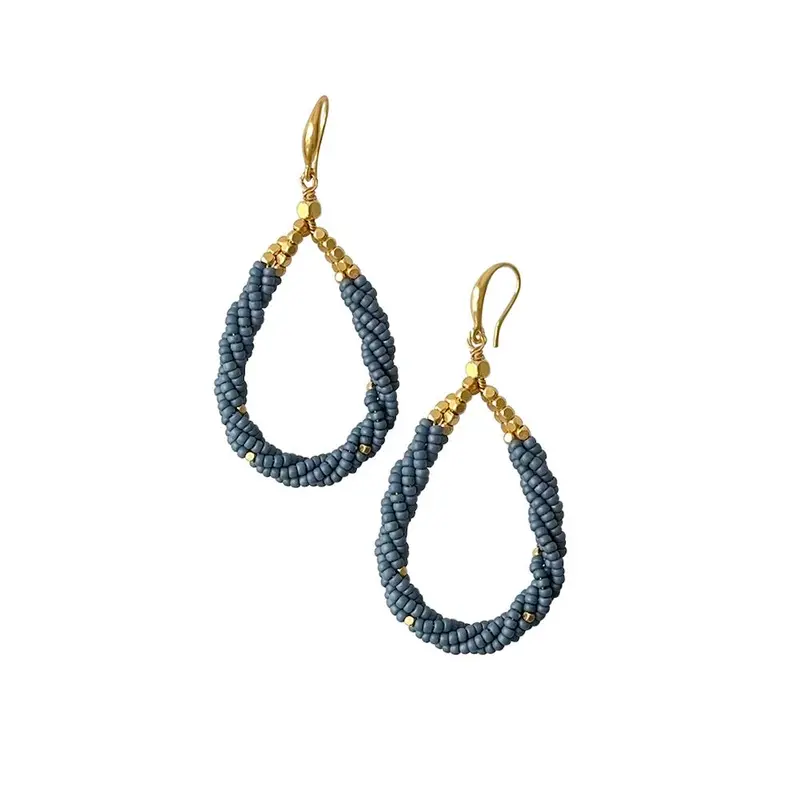 ibu jewels oorbellen bolly petrol