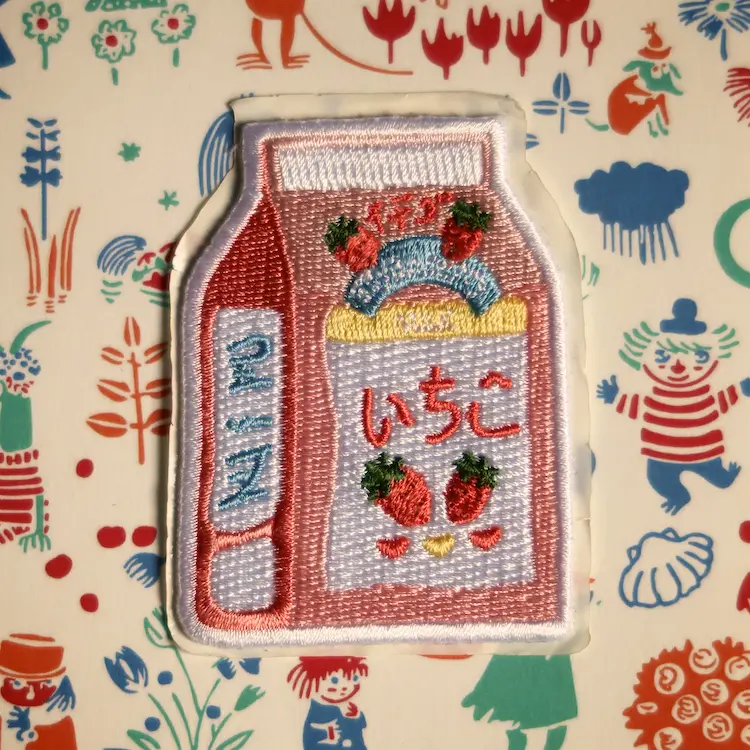 Ichigo Strawberry Milk Iron-On Patch