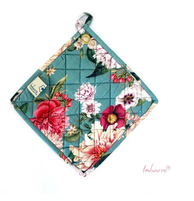 Imbarro Pannenlappen Janne Aqua – Set van 2