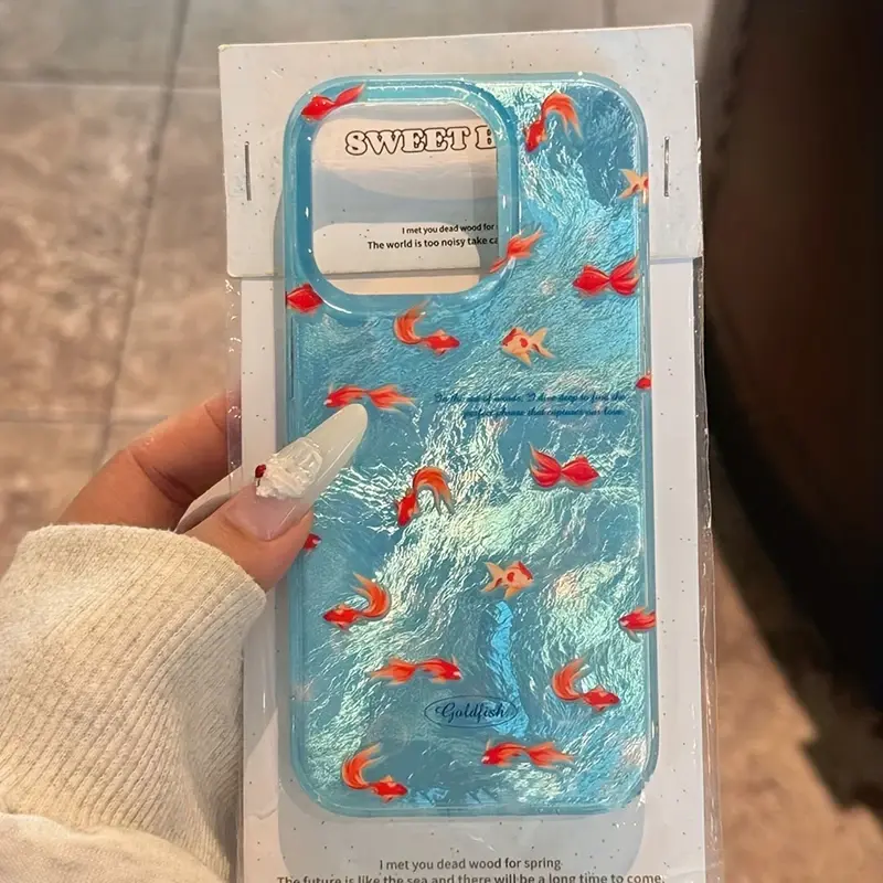 Iridescent Goldfish iPhone Case