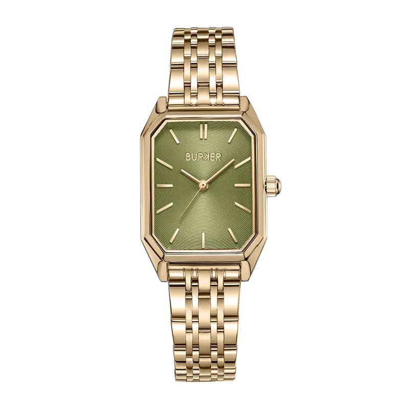 Isabell Gold Olive Green