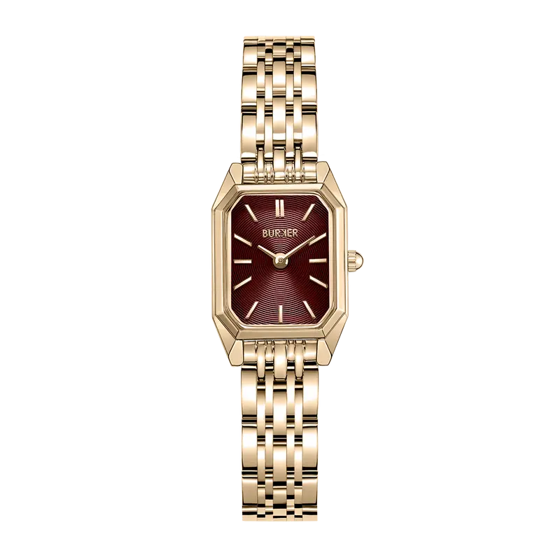 Isabell Petite Gold Burgundy