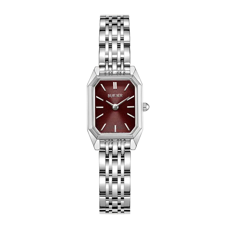 Isabell Petite Silver Burgundy