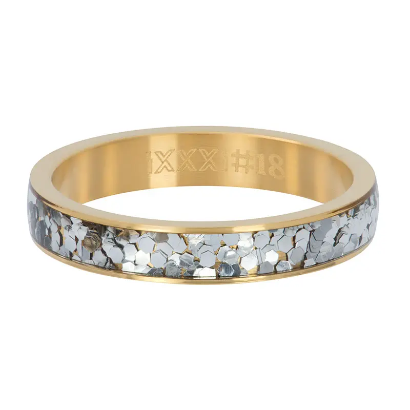 iXXXi invulring Glitter Confetti (4MM)