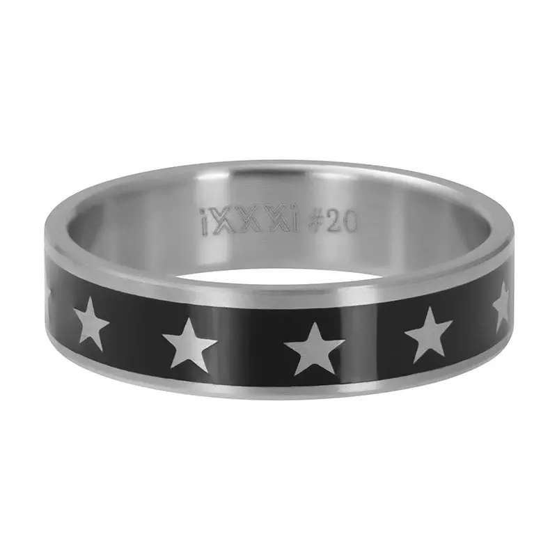 iXXXi invulring heren Big Star Zilver (6MM)