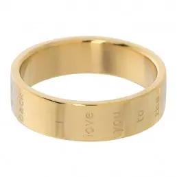 iXXXi invulring I Love You To The Moon Goud 6mm