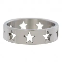 iXXXi invulring Open Stars Zilver R2605-3 6mm