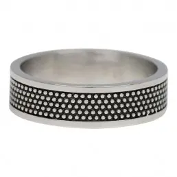 iXXXi invulring Row Dots Zilver R3205-5 6mm