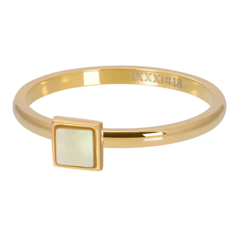 iXXXi invulring Shell Stone Square (2MM)