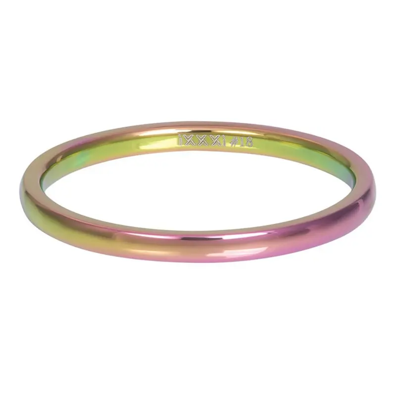 iXXXi invulring Smooth Rainbow (2MM)