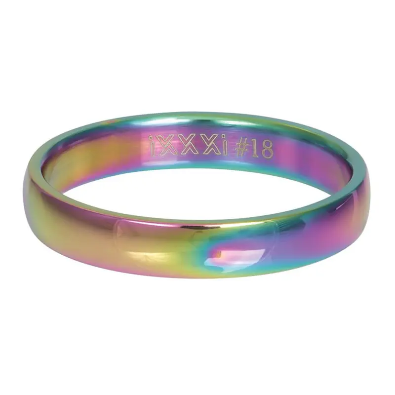 iXXXi invulring Smooth Rainbow (4MM)